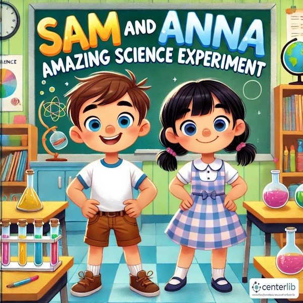 นิทานการ์ตูนสองภาษา เรื่อง Amazing Science Experiment การ์ตูนสำหรับเด็ก ในรูปแบบ นิทานการ์ตูนสองภาษา เรื่อง Amazing Science Experiment